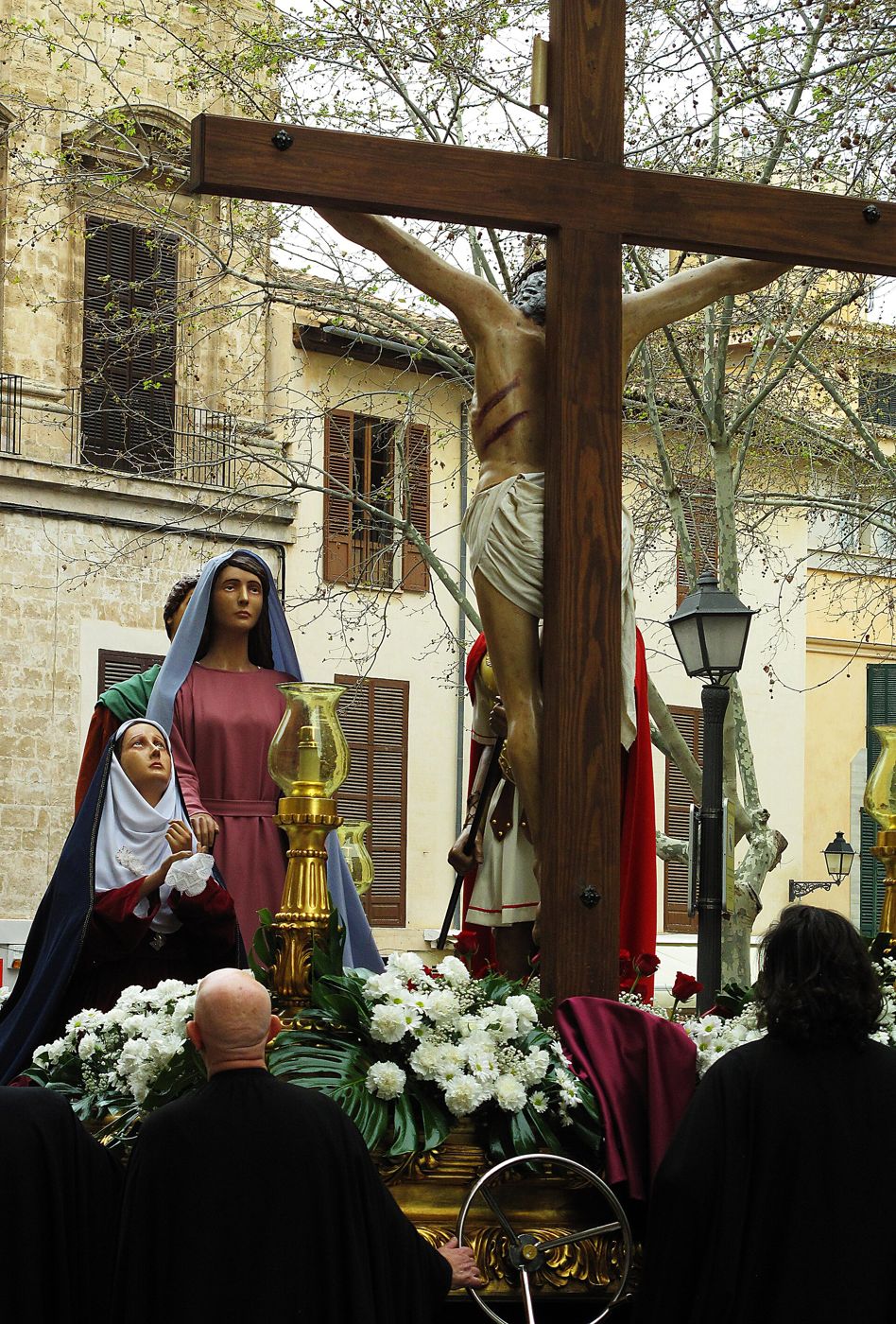 Semana Santa — 384 Procesión de Semana Santa, pl. Santa Eulalia ( Palma ), la Lanzada