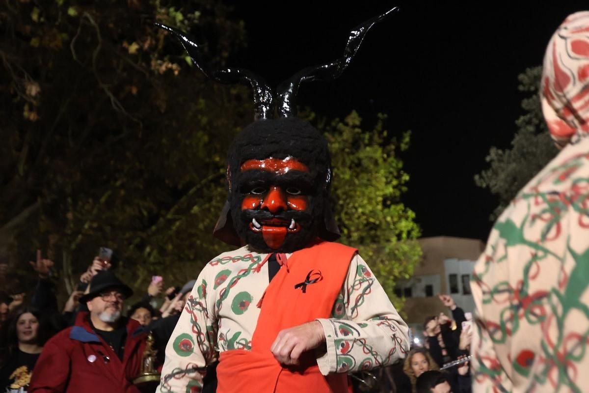 Night Dimoni with horns and mask