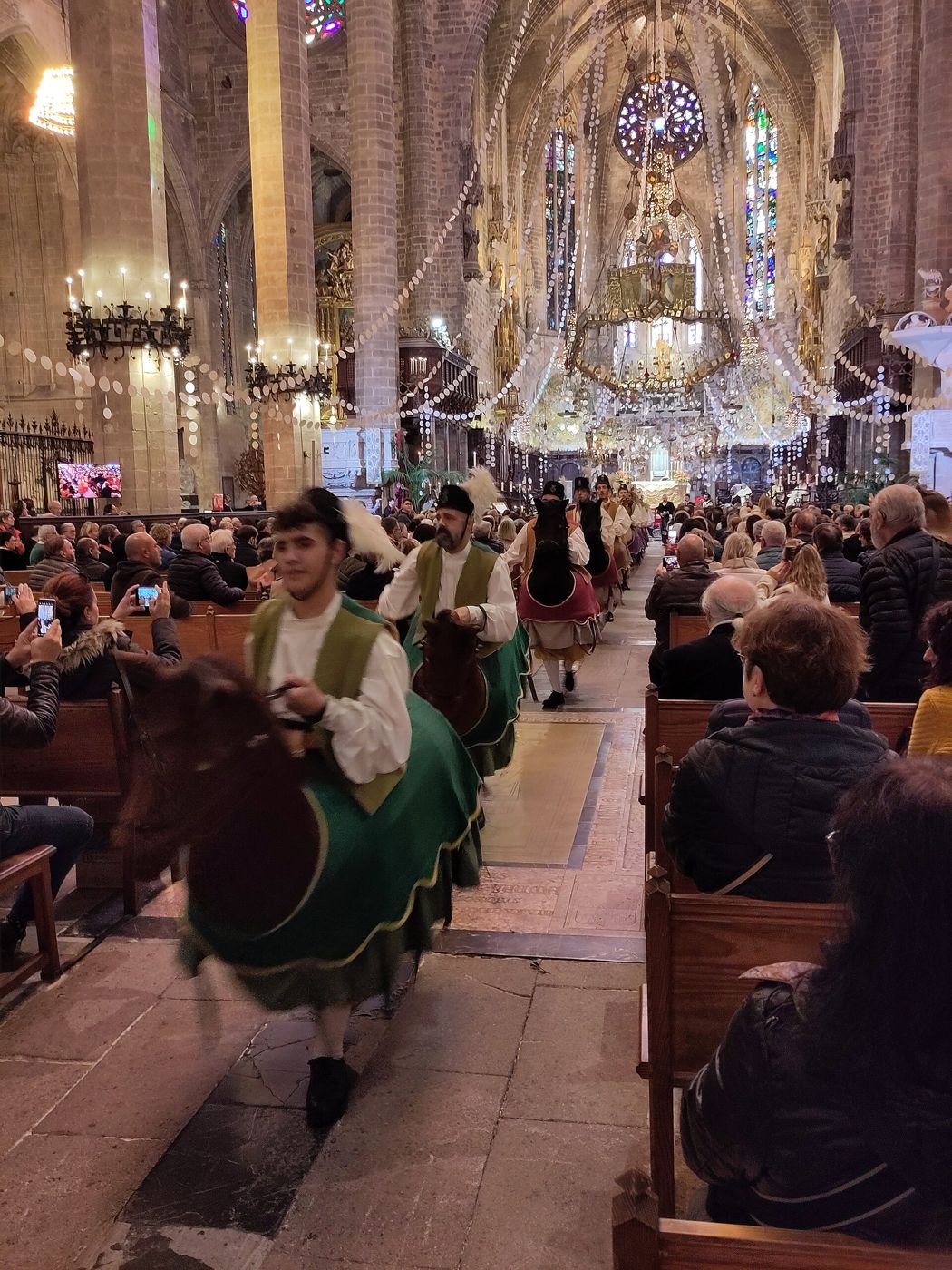 Cavallets — Palma. Catedral. Missa de l'Estendard 2023. Cavallets