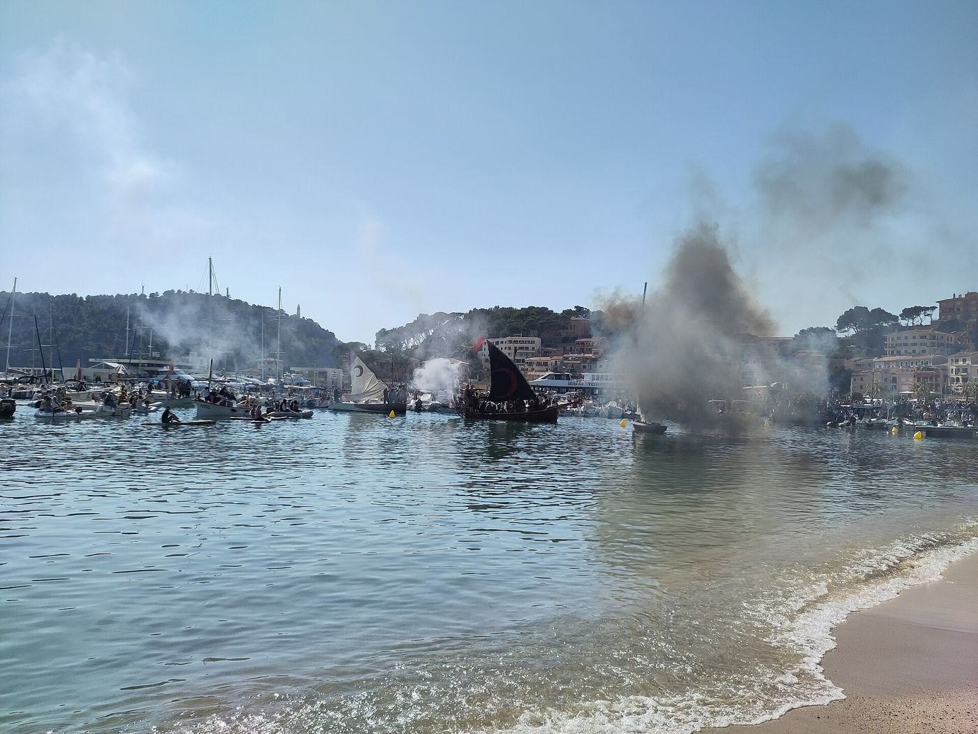 Firó de Sóller — Port de Sóller. Firó. Arribada dels pirates