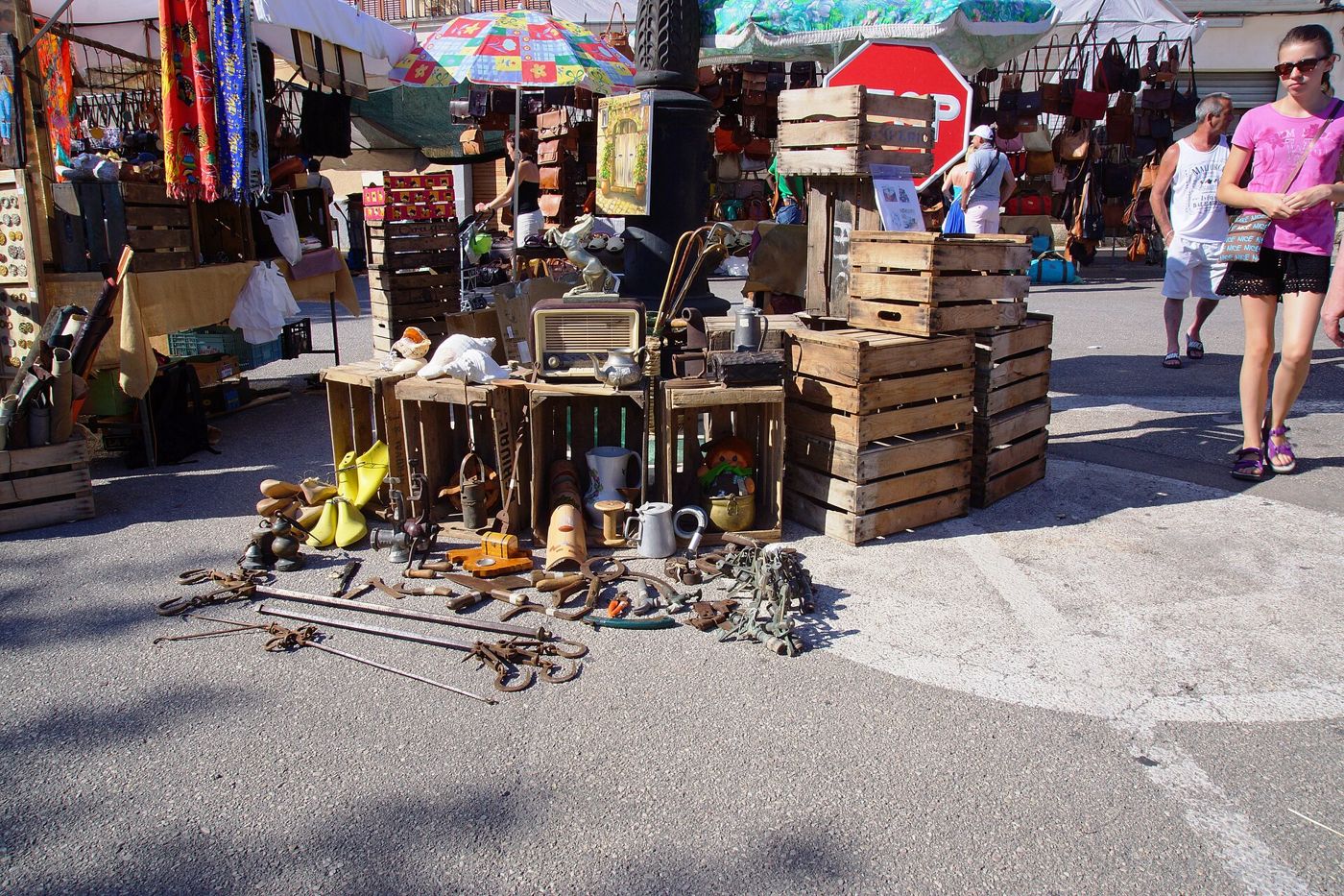 Sineu market — Sineu - market day - panorama (16)