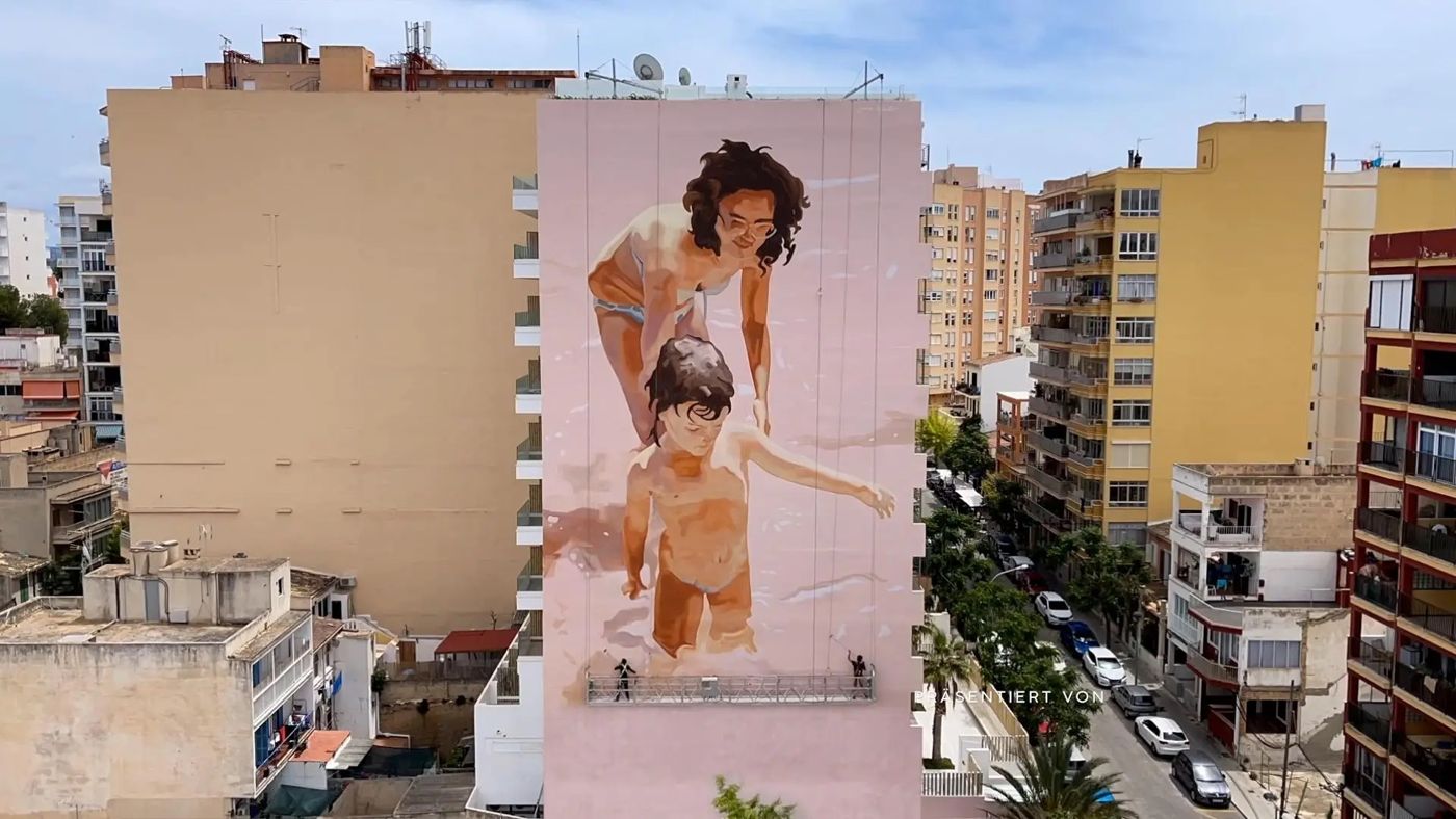 Mural de Joan Aguiló en Palma