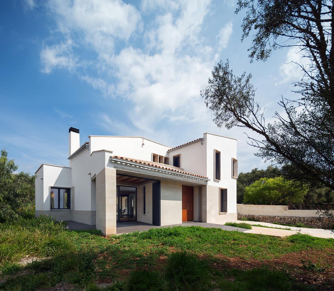 Casa MM entre Pina y Algaida, fachada