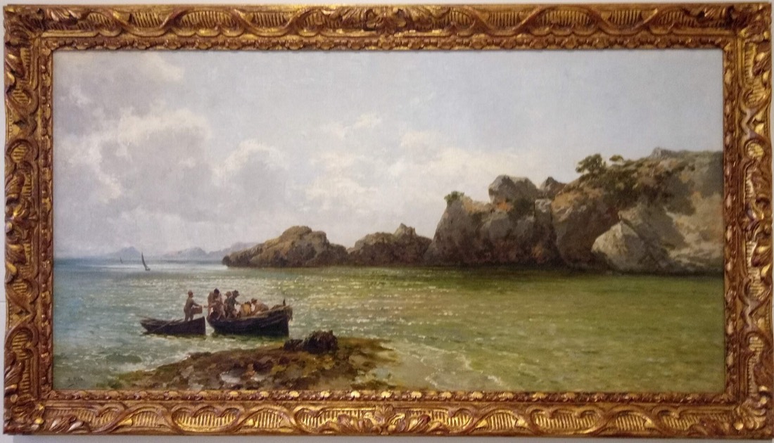 Museo de Mallorca. Pescadores llegando de la pesca