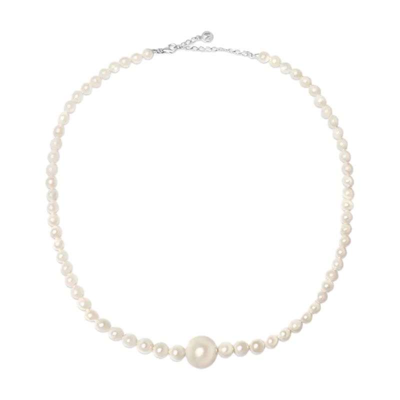 Collar de perlas en degradé Lune